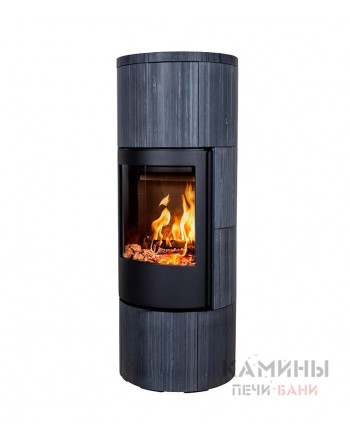 Печь-камин Jydepejsen Troja 44 Dark Sandstone