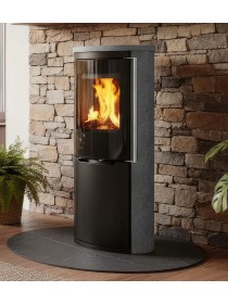 Печь-камин Ember D19 FG Limestone