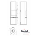Печь-камин Астов R1.0 XXXL