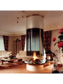 Центральный круглый камин CV016 Bloch Design