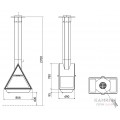 Подвесной центральный камин Traforart Equil Подвесной центральный камин Traforart Equil