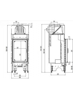 Каминная топка Austroflamm 45x68 K 2.0