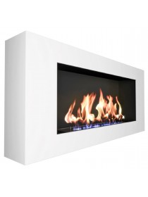 Биокамин Orion 900 с белой рамкой (ZeFire)