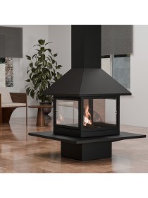Дровяной камин Traforart Vulcano Central Enclosure