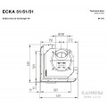 Каминная топка Hoxter ECKA 51/51/51h Каминная топка Hoxter ECKA 51/51/51h