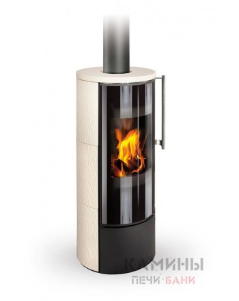Печь-камин Romotop стальная IRUN N01 рельефная керамика