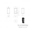Печь-камин Kratki Koza/AB/S/NO/Kafel/Czerwony Печь-камин Kratki Koza/AB/S/NO/Kafel/Czerwony