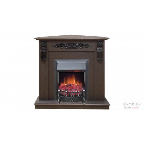 Электрокамин Dominica Corner DN c очагом Fobos Lux Black RC Электрокамин Dominica Corner DN c очагом Fobos Lux Black RC