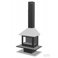 Дровяной камин Traforart Vulcano Frontal Enclosure