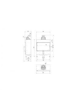 Каминная топка Kratki Lucy/14/Slim