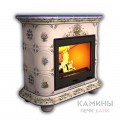 Изразцовый камин Прованс КимрПечь пристенный Роспись Изразцовый камин Прованс КимрПечь пристенный Роспись