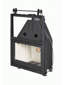 Каминная топка Экокамин Альфа 800 K с контргрузом