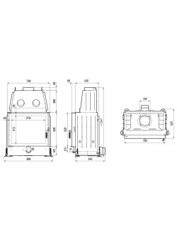 Каминная топка PORTAL ME