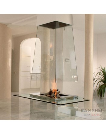 Центральный пирамидальный камин CV007 Bloch Design