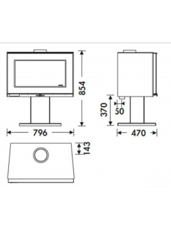 Печь-камин PANADERO Maja-S