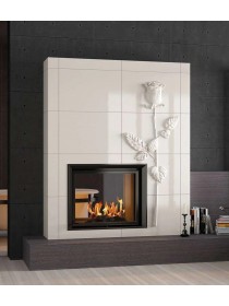 Изразцовый камин Роза