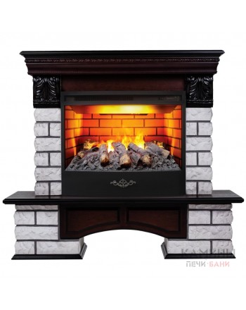 Электрокамин Country Lux Rock 25,5 AO c очагом FireStar 25,5 3D