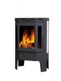 Печь-камин Призматик пристенно-угловой