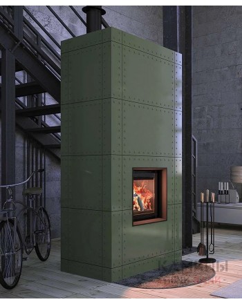 Изразцовый камин Military