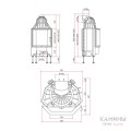 Каминная топка Schmid Pano 55s