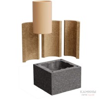 Линейная часть керамического дымохода Kerastil Universal D 140 мм