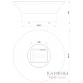 Уличный стол-очаг на биоэтаноле Traforart Grial Уличный стол-очаг на биоэтаноле Traforart Grial