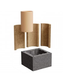 Линейная часть керамического дымохода Kerastil Universal D 200 мм