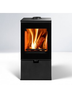 Печь WIESBADEN, черная (Thorma)