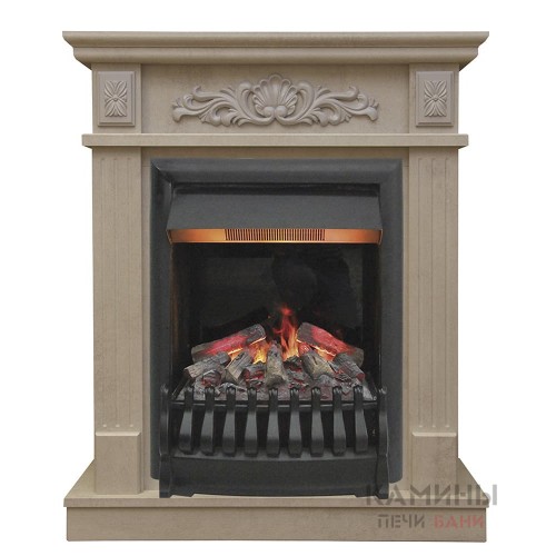 Электрокамин RealFlame Adelaida WT с Oregan 3D Электрокамин RealFlame Adelaida WT с Oregan 3D