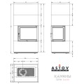 Печь-камин Астов APLIT П2С 700 Печь-камин Астов APLIT П2С 700