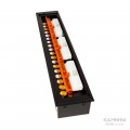Электроочаг RealFlame Line 150 3D Matte Black Электроочаг RealFlame Line 150 3D Matte Black