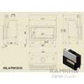 Каминная топка Kratki Mila/PW/24/G Каминная топка Kratki Mila/PW/24/G