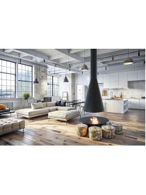 Островной камин AVES 4 Милан