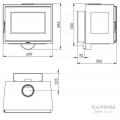 Печь-камин Panadero Java Wall Печь-камин Panadero Java Wall