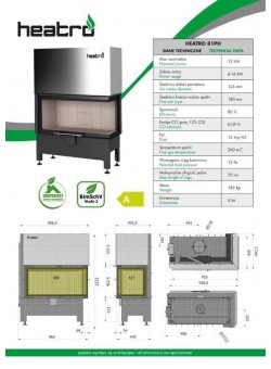 Каминная топка Heatro 81PH