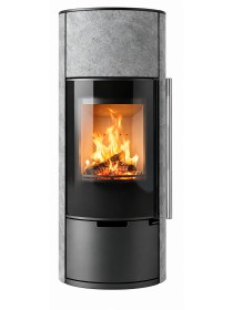 Дровяная печь-камин Ember E11 FG Stone cladding version