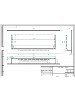 Биокамин ETUDE 1500 со стеклом (ESTETIC FLAME) Zefire