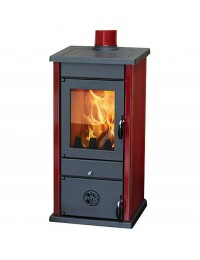 Печь-камин MBS VESTA ECO бордовая