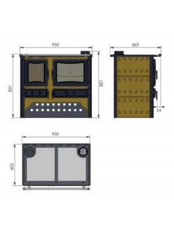 Печь Guca GULIVER THERMO