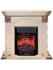Электрокамин Dublin Lux WT с Majestic Lux BL RC