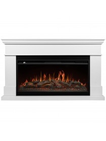 Каминокомплект: Очаг Royal Thermo Aurora RTFP/P-AR40LS, портал California 42/40/36, белый