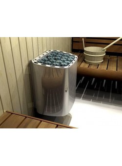 Печь для бани SAWO SCANDIA COMBI SCAC-60NS-Z (6 кВт, с парогенератором,внутри оцинковка, снаружи нержавейка), выносной пульт (пульт и блок мощности докупаются отдельно)