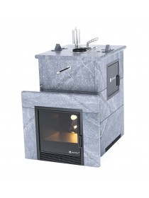 Печь ИзиСтим «АНАПА» М2 В ПОЛНОЦЕННОМ КОЖУХЕ