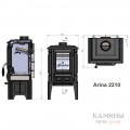 Печь GUCA Arina High из чугуна
