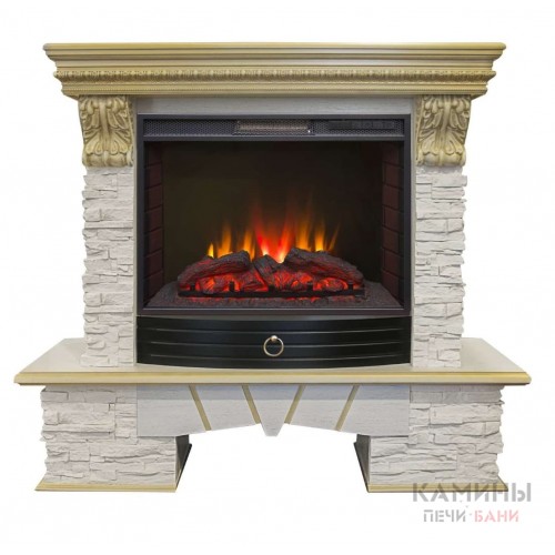 Электрокамин RealFlame Rockland LUX 25 WT с Sparta 25,5 Электрокамин RealFlame Rockland LUX 25 WT с Sparta 25,5