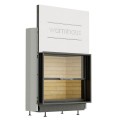 Каминная топка с прямым стеклом Warmhaus FLAT 100/80h Каминная топка с прямым стеклом Warmhaus FLAT 100/80h