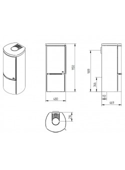 Печь-камин Jydepejsen Cozy Classic 