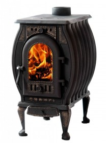 Чугунный печь-камин "Сибирь"