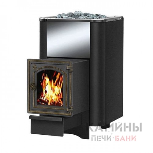 Печь для бани Сенсация 16 Антрацит (ДТ-4C) из чугуна Печь для бани Сенсация 16 Антрацит (ДТ-4C) из чугуна