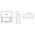 Каминная топка A.caminetti FLAT 120x60 Каминная топка A.caminetti FLAT 120x60